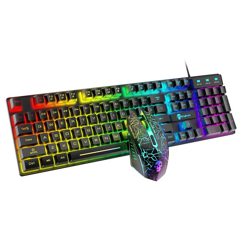 Kuiying T6RGB Gaming Keyboard & Mouse Set – Luminous Backlit