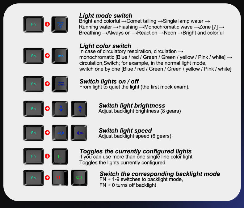 Kuiying T6RGB Gaming Keyboard & Mouse Set – Luminous Backlit