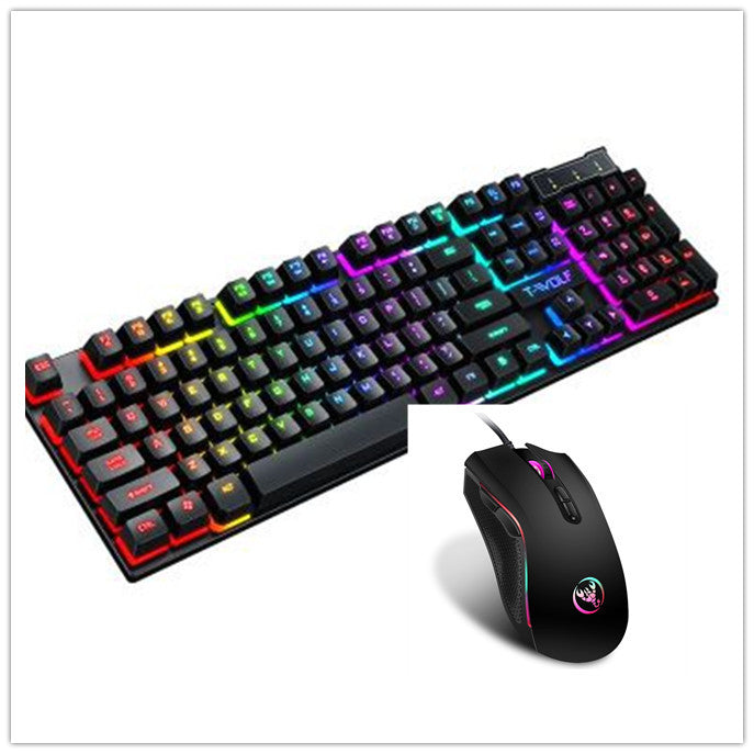 USB Luminous Gaming Keyboard – Floating Key Design