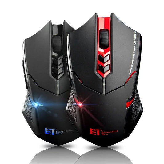 Silent Wireless Mouse – Luminous & Power-Saving