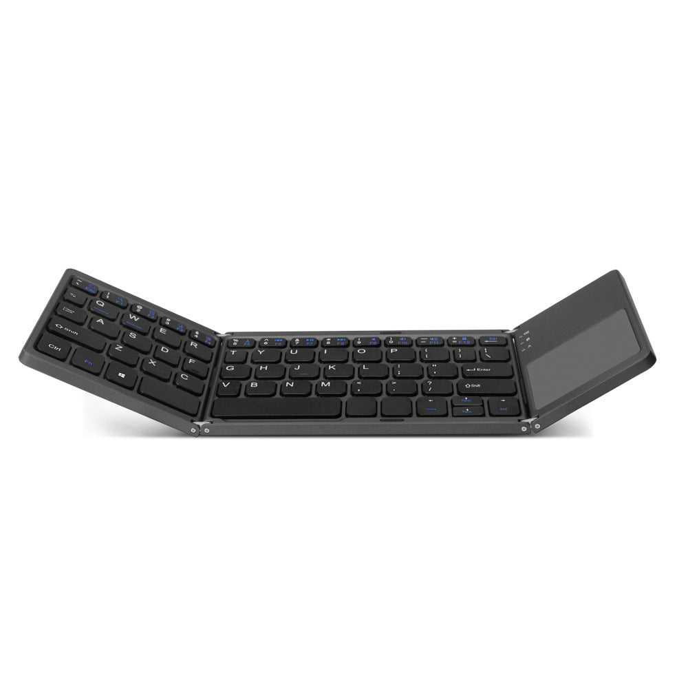 Ultra-Thin Tri-Fold Bluetooth Touch Keyboard – Portable & Wireless