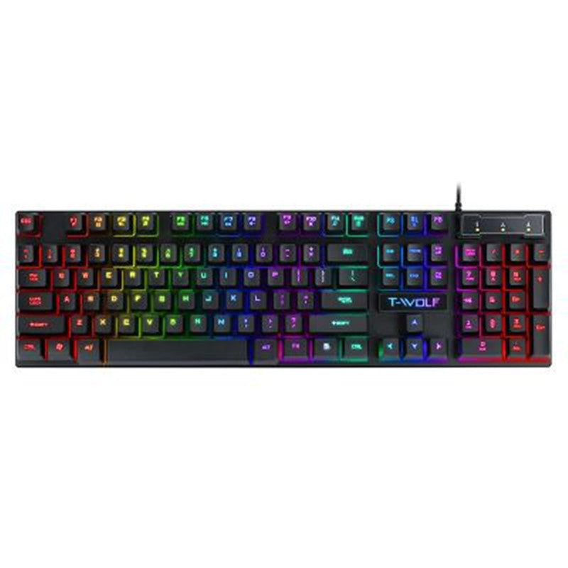 USB Luminous Gaming Keyboard – Floating Key Design