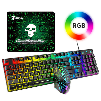Kuiying T6RGB Gaming Keyboard & Mouse Set – Luminous Backlit
