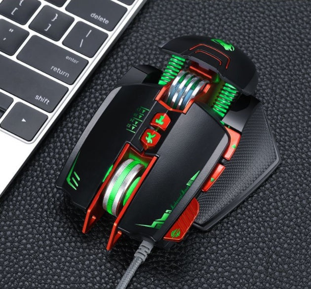 Thunder Wolf V9 – RGB Gaming Mouse with High Precision Sensor