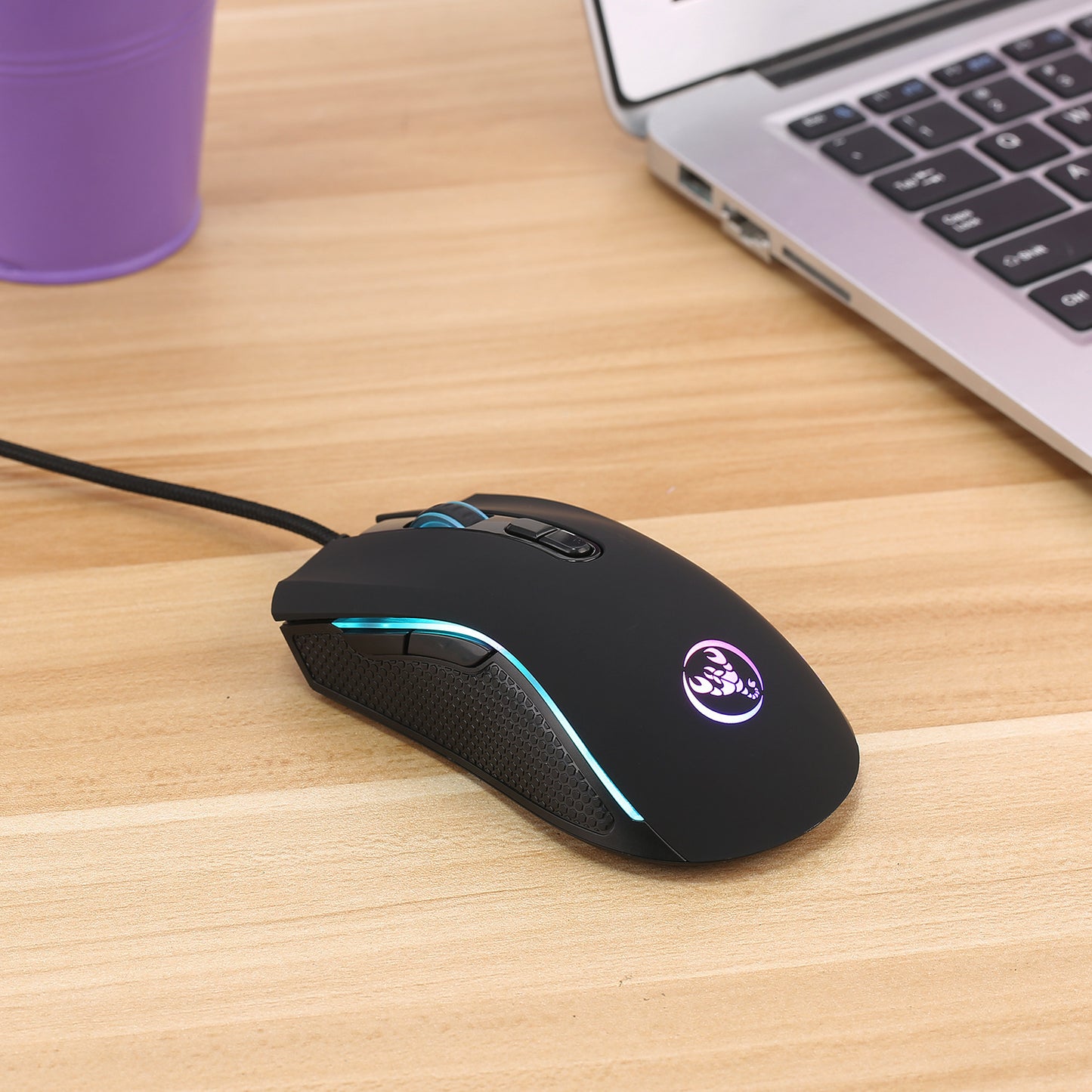 USB Luminous Gaming Keyboard – Floating Key Design