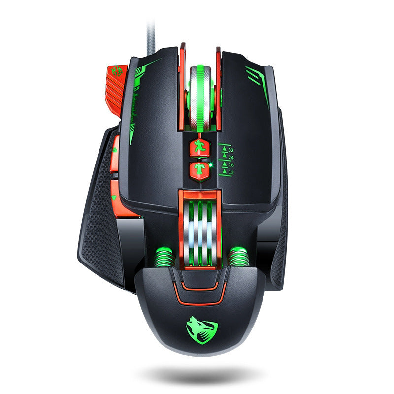 Thunder Wolf V9 – RGB Gaming Mouse with High Precision Sensor