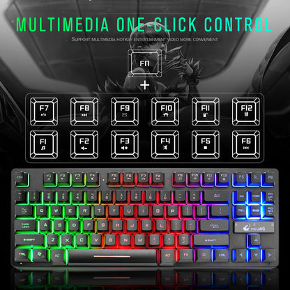 Mechanical Gaming Keyboard – Compact & Responsive for Notebook/PC